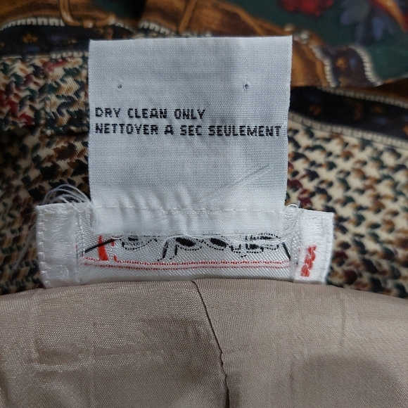 Vintage TALBOTS Women’s Peasant Vest Size S Fall Winter Theme 90s Prairie Casual - Picture 7 of 9